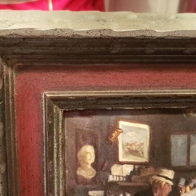 Mcsorley's Bar print on board framed