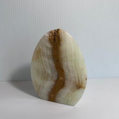 WHITE ONYX STONE EGG