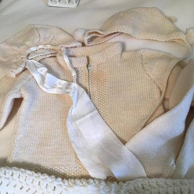 Vintage baby sweaters