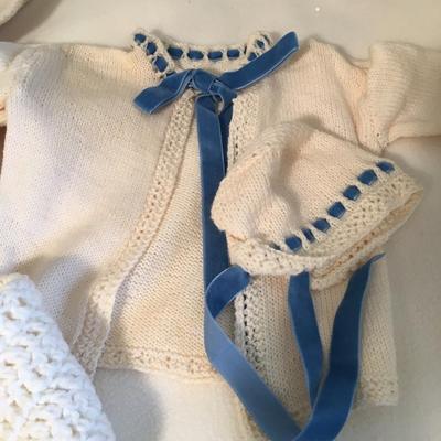 Vintage baby sweaters