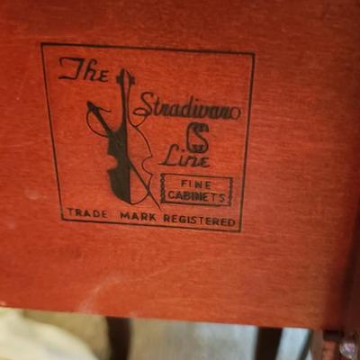 Singer Golden Sphinx sewing machine in cabinet