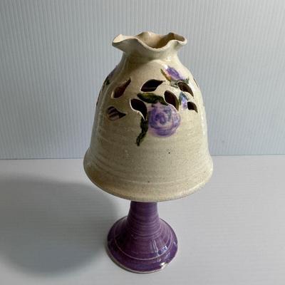 CERAMIC POTTERY CANDLE HOLDER