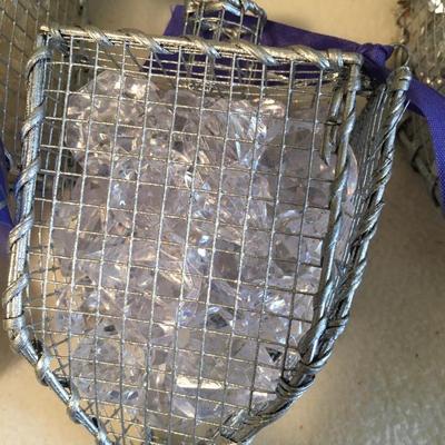 Silver wire  dreidles.