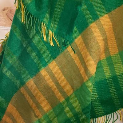 Outi Simberg Wool throw with fringe