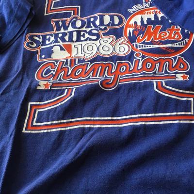 Vintage 1986 Mets World Series T shirt