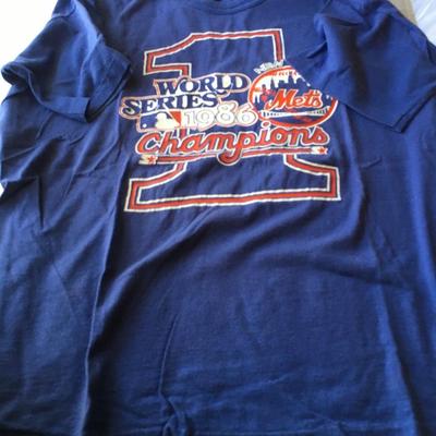 Vintage 1986 Mets World Series T shirt