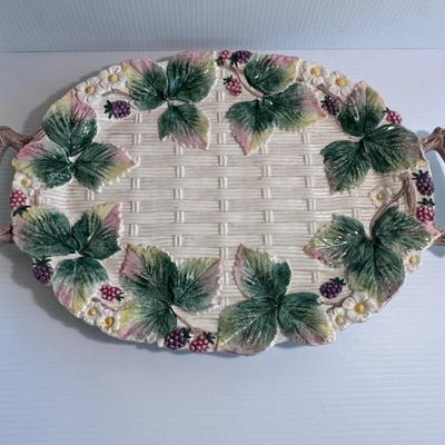 VINTAGE FITZ & FLOYD BERRY PLATTER