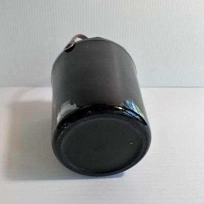 VINTAGE CAMBRIDGE GLASS BLACK AMETHYST ICE BUCKET