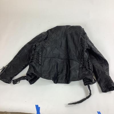389 Italian Stone Design XXL Genuine Buffalo Motorcycle Jacket