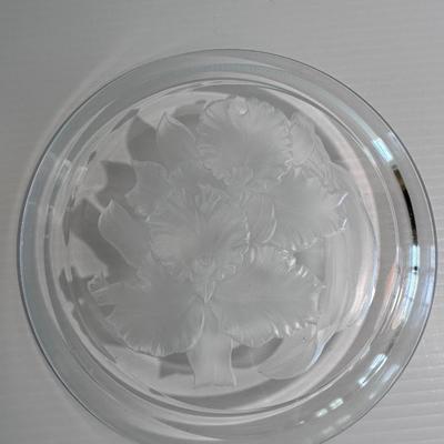 HOYA T. YAMAMOTO CRYSTAL FLOWER OF THE MONTH PLATE