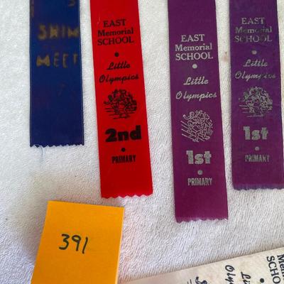 Vintage Track meet ribbons