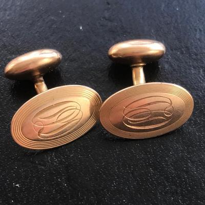 14KT GOLD CUFFLINKS
