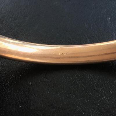 14KT GOLD BANGLE