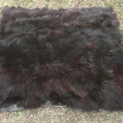 VINTAGE BEAR SKIN RUG/ROBE