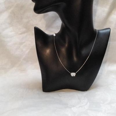 Opal Elephant 16" Necklace
