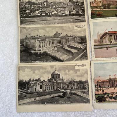 1904 World's Fair St. Louis Post cards