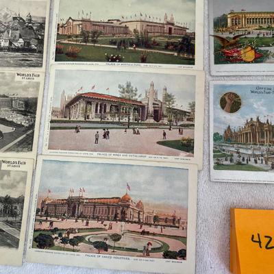 1904 World's Fair St. Louis Post cards