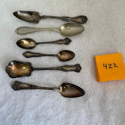 Lot of Fancy Silverplate spoons