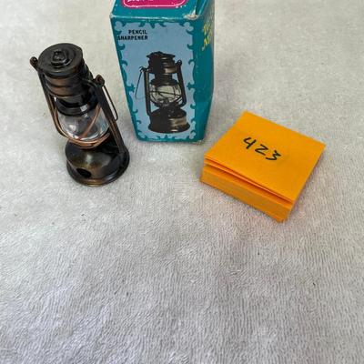 Vintage Pencil Sharpener Lantern