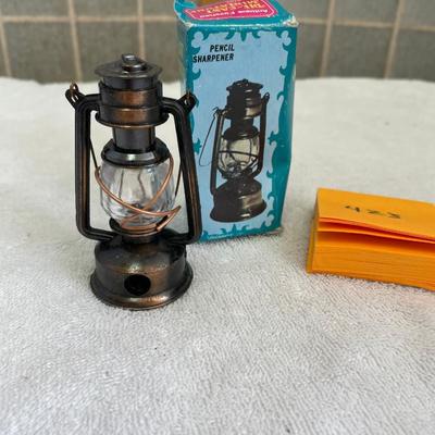 Vintage Pencil Sharpener Lantern