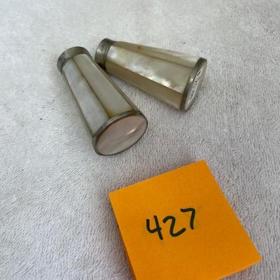 Mother Of Pearl Salt & Pepper shakers