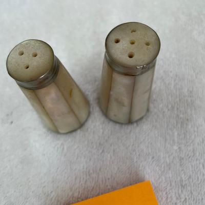 Mother Of Pearl Salt & Pepper shakers