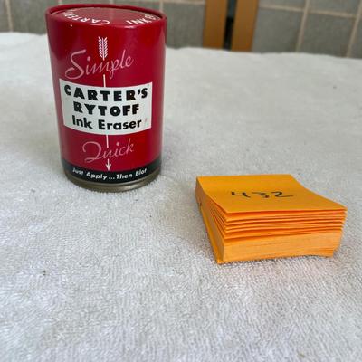 Carters Ink tin