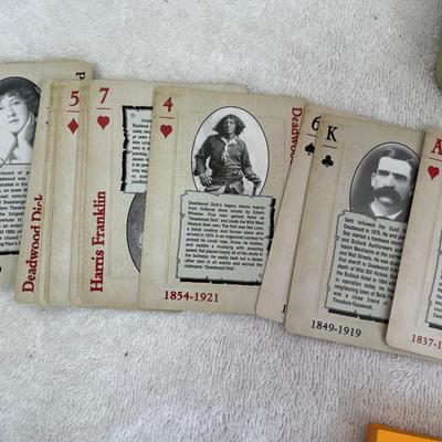 Deadwood South Dakota Playing cards in tin