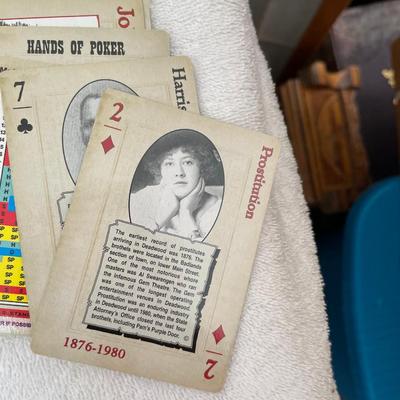 Deadwood South Dakota Playing cards in tin