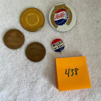 Lot of coins & Pins