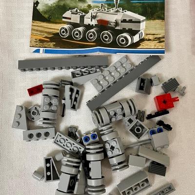 two Star Wars Lego kit sets #20006 & #20009 Clone Turbo Tank & AT-TE Walker COMPLETE