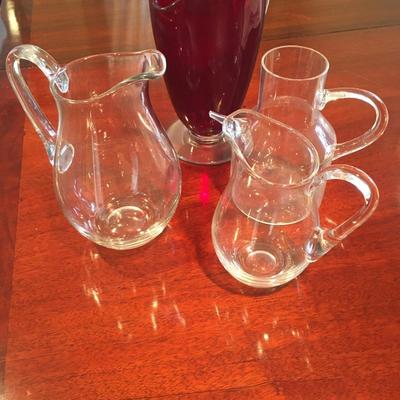 Glass pitchers
