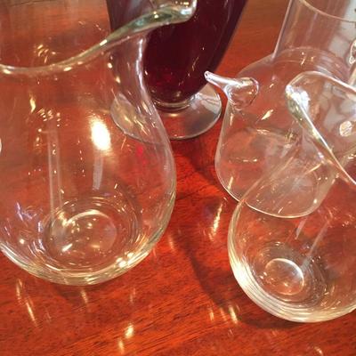 Glass pitchers
