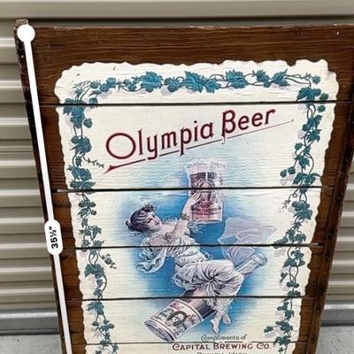 Olympia beer sign