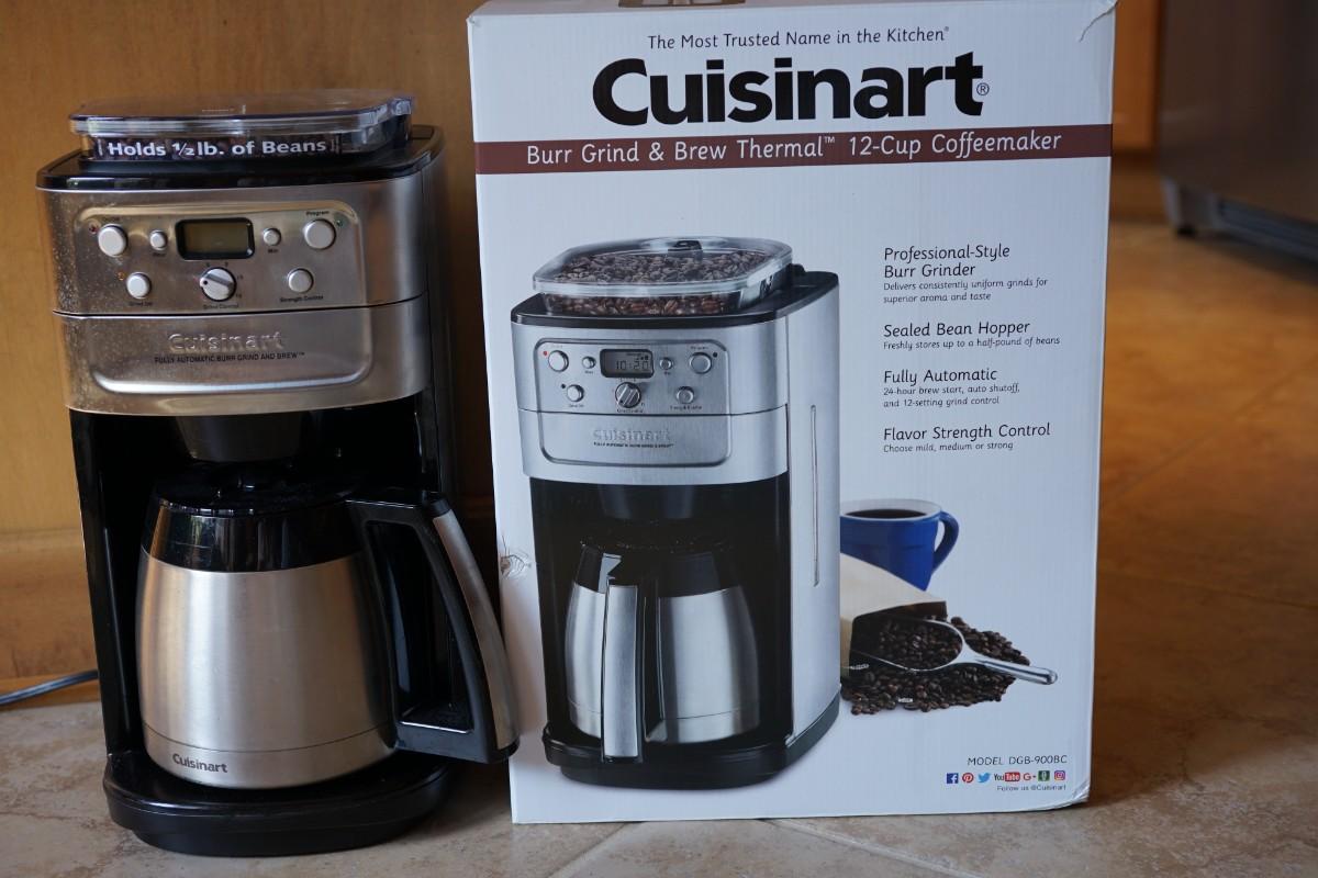 CUISINART BURR GRIND AND BREW THERMAL 12 CUP COFFEE MAKER