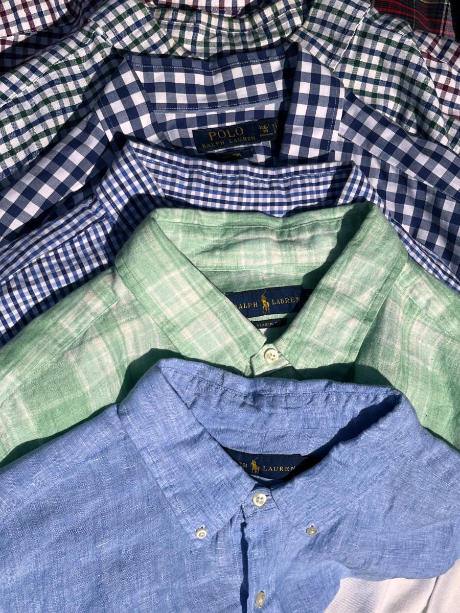 Button Ows Mens Designer Button-Downs (Casual) Group of 10 | EstateSales.org