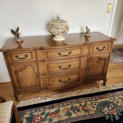 Solid Wood Dining Room Buffet Side Table Server 62x21x34