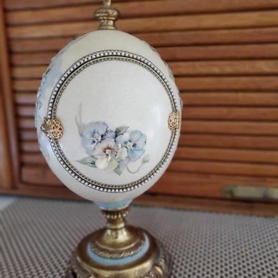 Handmade Original Ostrich Egg Clock