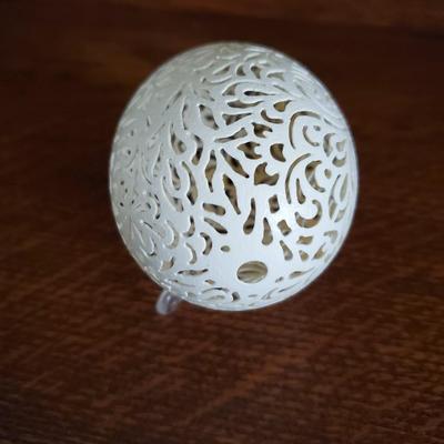 Hand cut and crafted Goose Egg #1