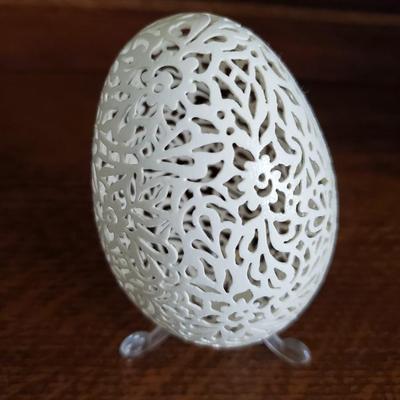 Hand cut and crafted Goose Egg #2