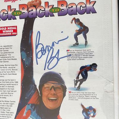 1994 Wheaties box of Bonnie Blair Gold Medalist
