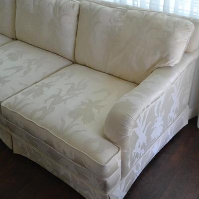 LOT 213. WHITE MAY CO BRAND COUCH