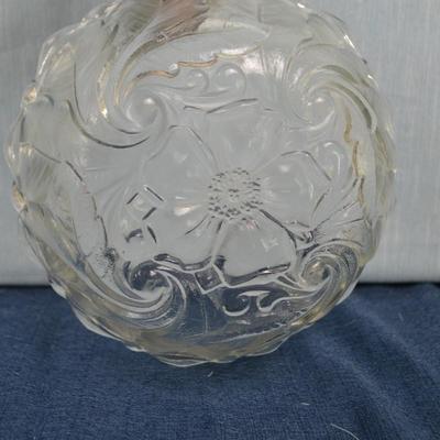 LOT 225 GLASS BOWL, DECORATIVE FRUIT AND TURKEY SALT AND PEPPER SET