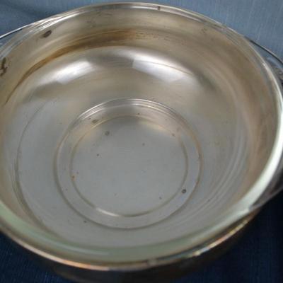 LOT 233. PLATES AND VINTAGE SILVER PLATED SERVING DISH