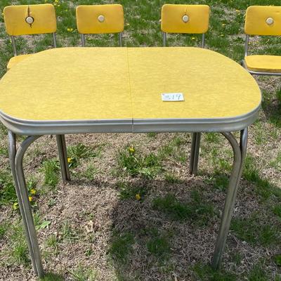 Mid Century Table and Chairs