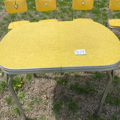 Mid Century Table and Chairs