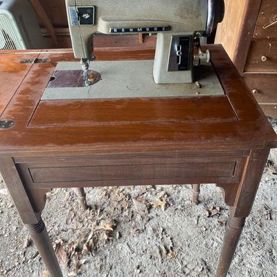 Vintage Kenmore Sewing Machine in Cabinet