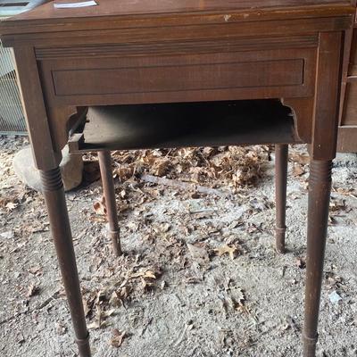 Vintage Kenmore Sewing Machine in Cabinet
