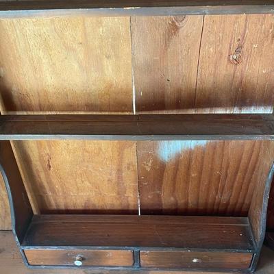 2 Wall Hanging Shelves