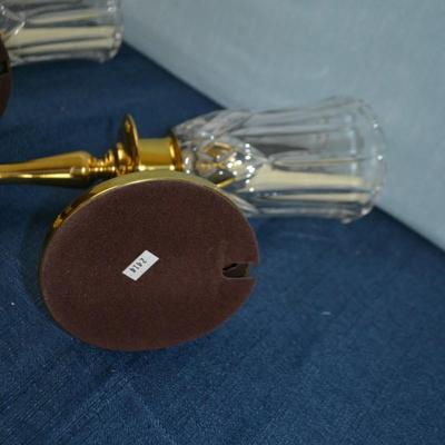LOT 317. WALL MOUNT CANDLE HOLDERS
